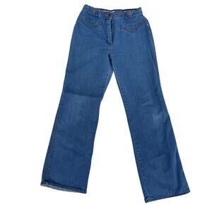 Vintage Kmart High Rise Jeans Womens 26x30 Chevron Pocket 70s Denim HK Size 14